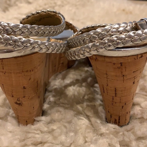 Via Neroli Cork Wedge Heels - Picture 6 of 11